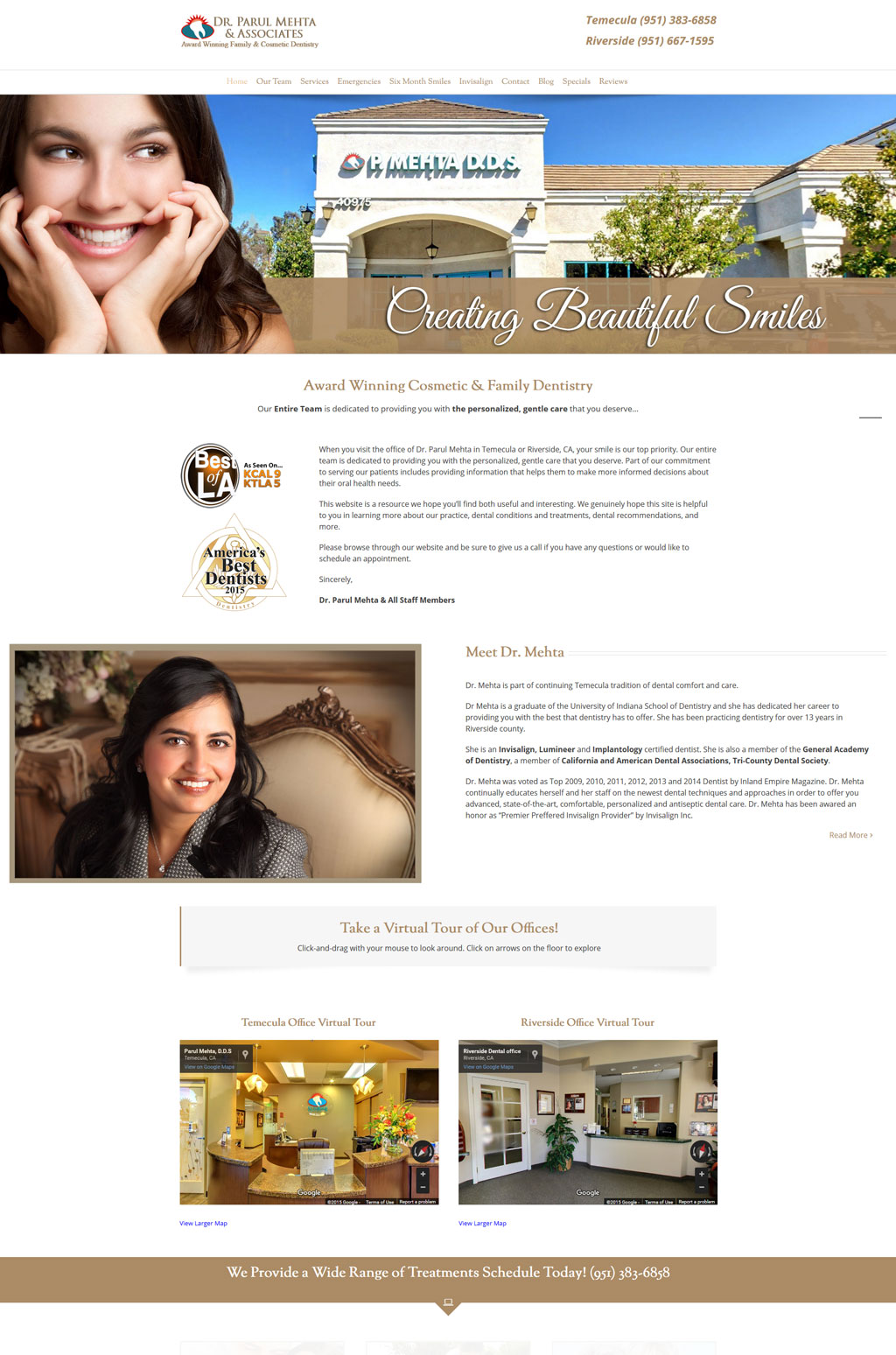 Dental Website Design Temecula